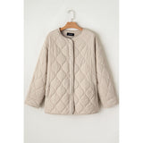 Button Quilted Puffer Jacket (Pre Order)