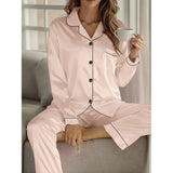 Pajama Outfit Set Waistband Trousers
