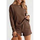 (Long Sleeves) On The Go Short Set
