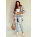 Sky Blue Plaid Shacket (Limited Edition)