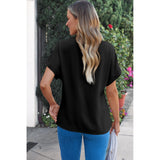 Batwing Sleeve Lightweight Blouse