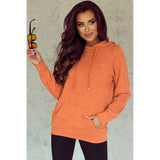 Mineral Wash Kangaroo Pocket Drawstring Pullover Hoodie