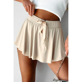 High Waist Lined Tennis Skorts