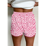 Lace up Contrast Trim Casual Shorts