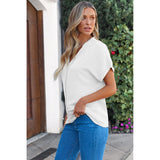 Batwing Sleeve Lightweight Blouse
