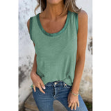 Edge Scoop Neck Tank Top