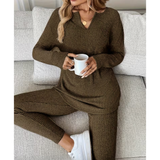 Long Sleeve Leggings Two Pieces Lounge Set