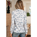 Kangaroo Pocket Zip Collar Pullover Sweatshirt