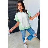Seam Crew Neck T Shirt