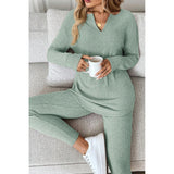Long Sleeve Leggings Two Pieces Lounge Set