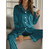 Pajama Outfit Set Waistband Trousers