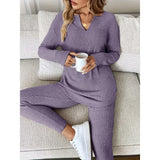 Long Sleeve Leggings Two Pieces Lounge Set